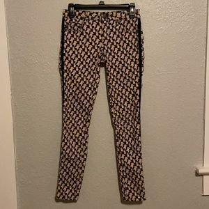 BCBG geometric skinny jeans
